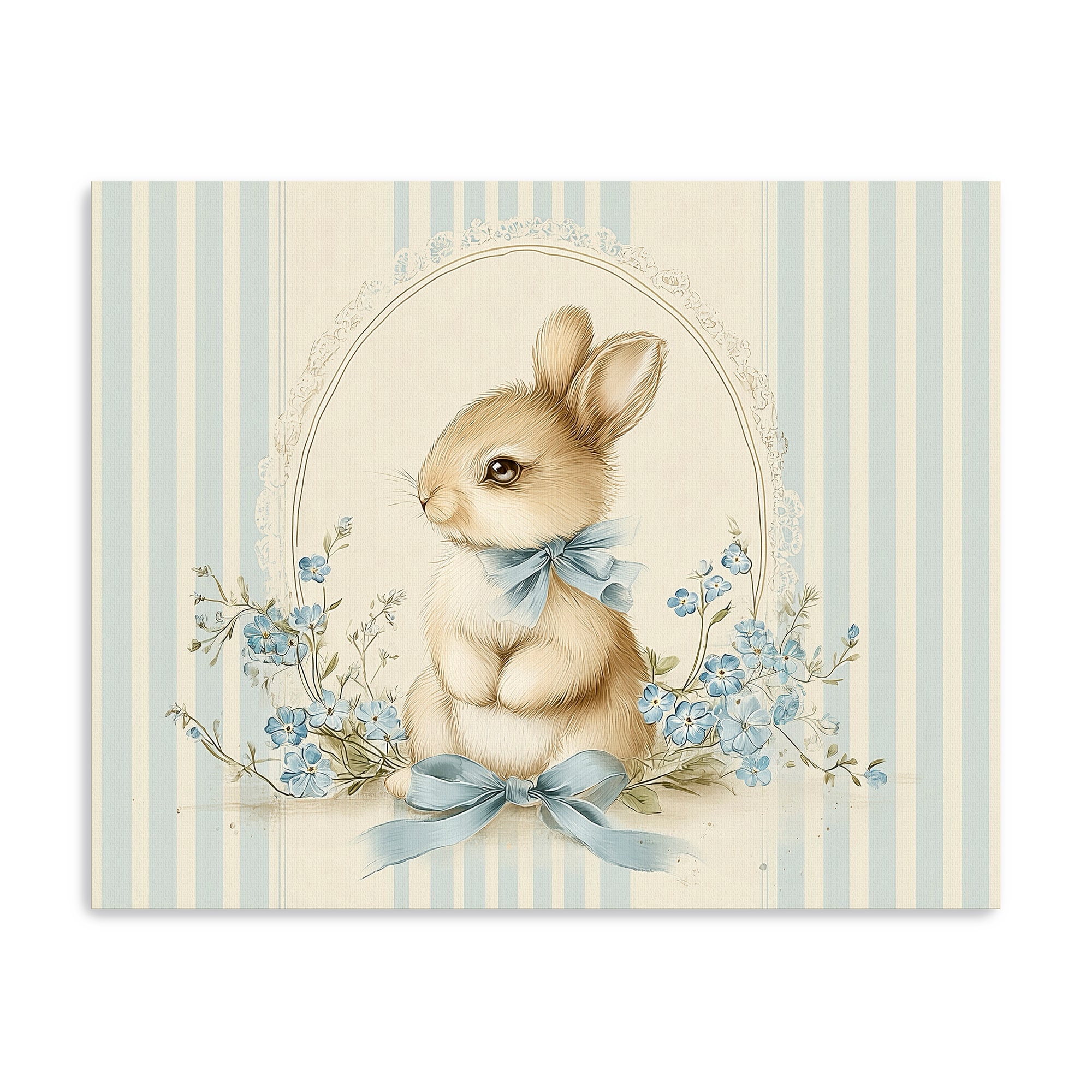 Lumaprints Springtime Bunny Canvas Giclée Art